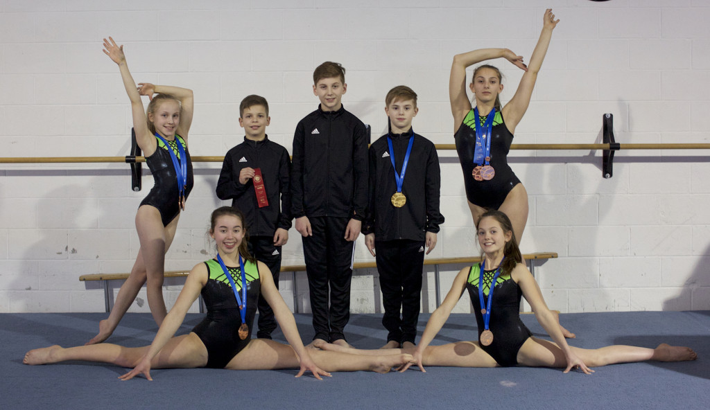 Podium finishes at the BC Winter Games for CR Gymnasts!! Campbell